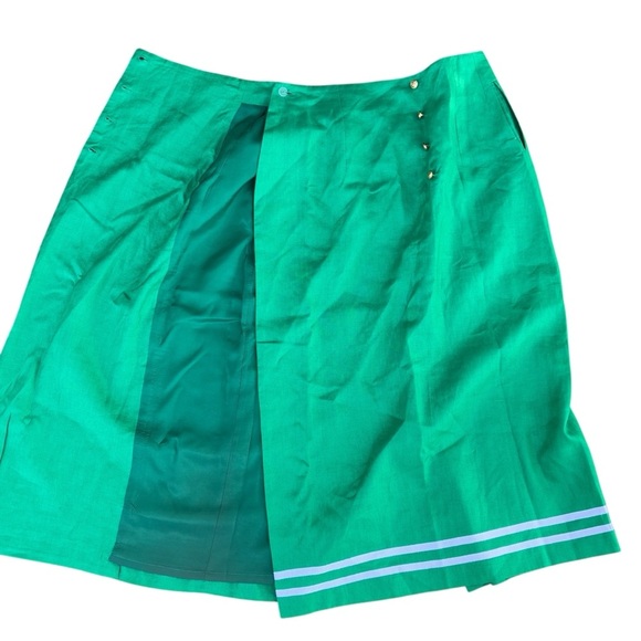 100% Linen Skirt by Kenneth Gordon of New Orleans - Fully Lined - Size 12 - Picture 5 of 12